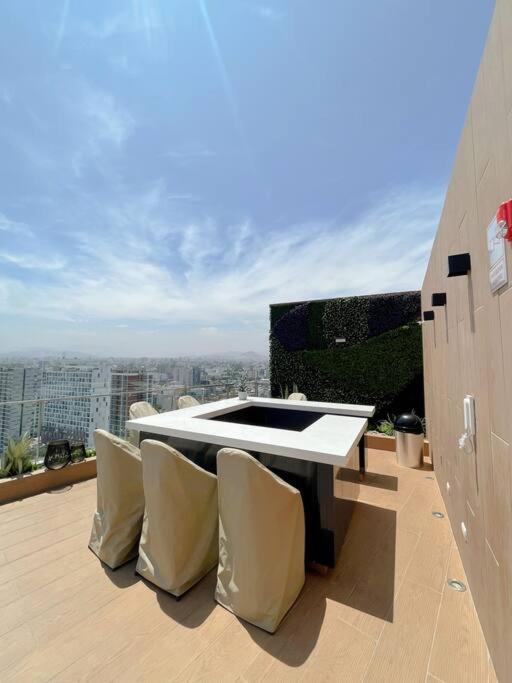 Апартаменти Barranco Piso 18 Vista Al Mar Piscina Jacuzzi Gym Ліма Екстер'єр фото